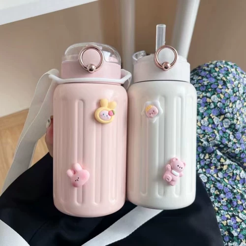 Высококачественный стакан, маленькая портативная милая детская трубочка со стаканом для молодой матери, коллекция 2022