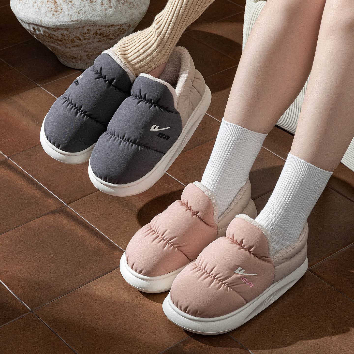 回力棉拖鞋男款包跟2025新款冬季加绒厚底保暖防水棉鞋女冬天外穿,淘宝优惠券,粉丝福利购,淘宝优惠卷