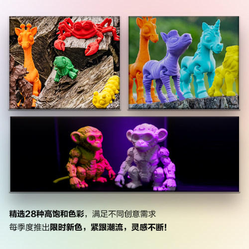 [新品] Polymaker Panchroma PLA Basic 3D打印机耗材高速打印高性能多色装适用拓竹 1.75mm 1kg 2025年新品 - 图1