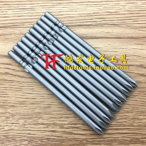 吉隆发5*100*1#十字头S2钢材电动螺丝刀头带磁801/4C电批头电批咀 - 图3