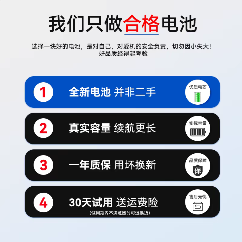 适用于vivo iQoo13手机电池 BA83 电池iqoo13pro v2408a原装容量 - 图1