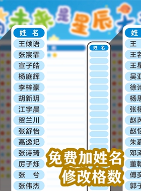 班级评比栏墙贴可免费定制