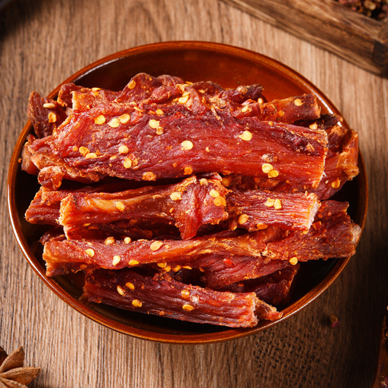 高蛋白风干鸡肉干小罐人吃鸡胸肉干 认食牛鸡肉零食
