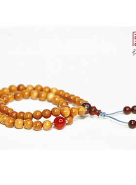 金丝楠佛珠六道木手持念珠楠木老料佛珠金丝楠木念珠原木手串