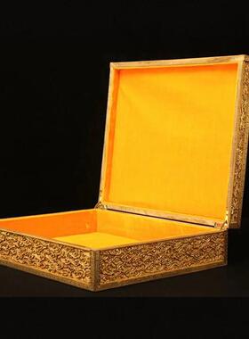 金丝楠木龙盒老料小叶桢楠雕龙盒雕花高档收纳盒盒耐腐防潮储物盒