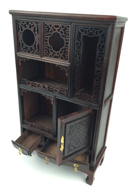 红木明清古典风微型工艺品包邮