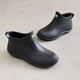 Nuevas botas de lluvia cortas de estilo coreano para mujer, impermeables y antideslizantes