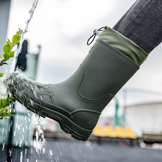 Men's anti-slip and anti-odor fishing water boots