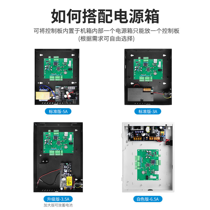 KOB单门 双门四门控制主板 门禁多门控制器 TCP/IP通讯多门控制板 - 图2