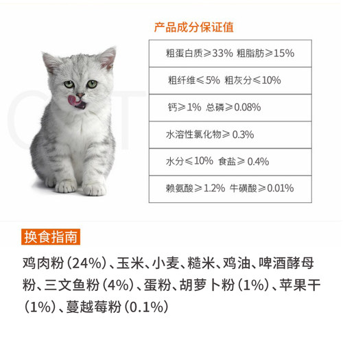 喜乐比猫粮三文鱼高蛋白成幼猫粮9kg宠物食品通用型猫粮主粮18斤-图1