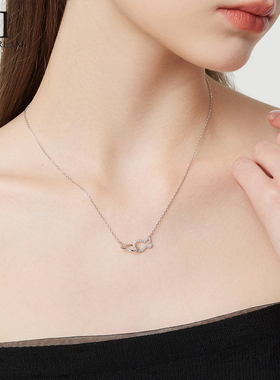 999纯银鱼你相伴项链小众高级感