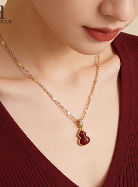 鸿运福禄项链女2025新款