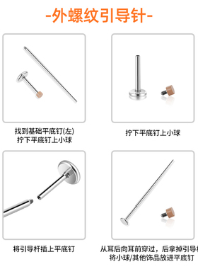 引导针钛钢内螺纹辅助穿刺工具