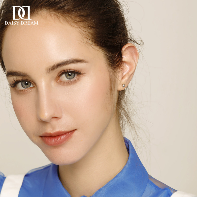 女999纯银2022新款潮简约小巧耳钉 daisydream耳钉