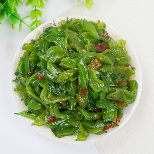 庄彪香辣海白菜裙带菜下饭菜咸菜海裙菜海藻海带整箱9斤包邮 - 图0