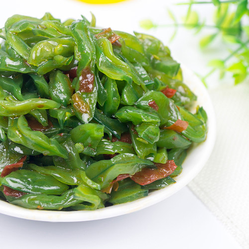 庄彪香辣海白菜裙带菜下饭菜咸菜海裙菜海藻海带整箱9斤包邮 - 图1