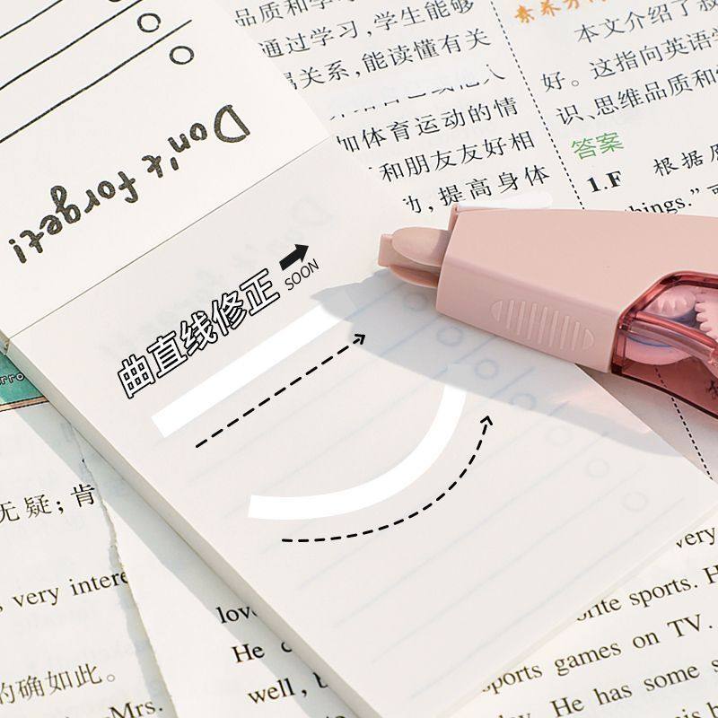 Correction tape with replaceable core correction tape for students only