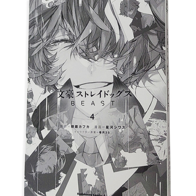 Spot Bungo Stray Dogs BEAST comic version 4 completed Japanese original version Bungo BEAST 4