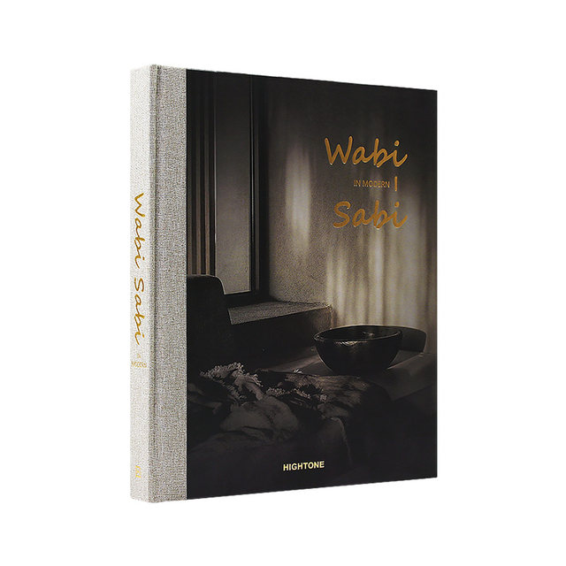 In stock Wabi Sabi in modern Japanese minimalist modern wabi-sabi style books architectural house interior decoration design information portfolio books solid wood wabi-sabi model house decoration ornaments villa hotel design book