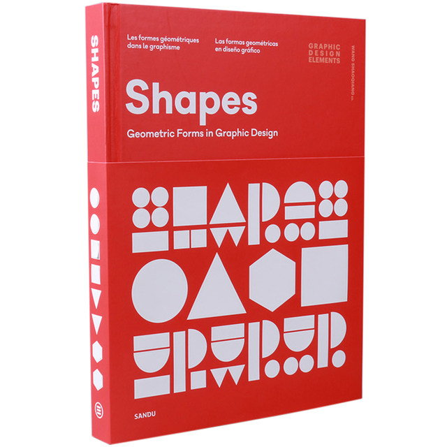 Shapes tangible, the use of geometric figures in graphic design, logo parade, contemporary logo design, graphic design books (2 books/set)