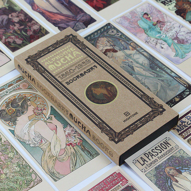 Mucha Mucha bookmarks 50 classic paintings