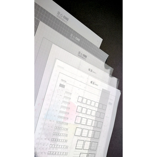 设计度量工具 字号线条标尺版面定心校准标尺套装 印刷字号大小磅值线条粗细版面校准定心实例对照表 - 图0