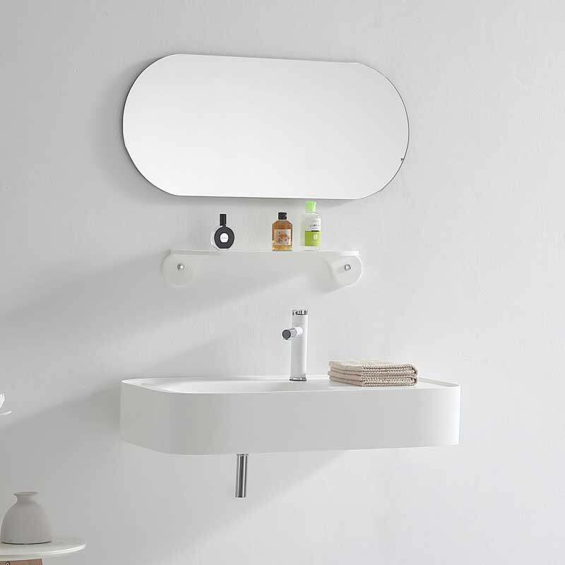 极简美家人造大理石挂墙式洗脸盆个性创意洗手盆阳台洗漱台洗手台 物联网设备 物联网传感器 智能家居及智能设备商城