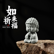 Guochao Qingstone such as Come to tea Favorite Chinese Retro Objects Decorated with Nourishing Tea Playing Tea Table with Scenery Gadget