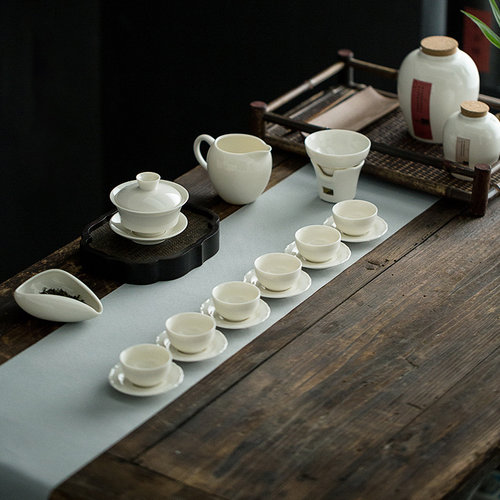 【拍1发3】德化猪油白功夫茶杯主人品茗杯白瓷杯子小单杯茶碗茶具 - 图2