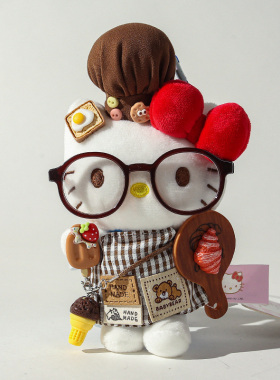 正版HelloKitty毛绒猫咪包