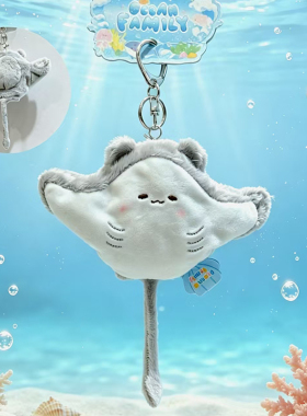 创意可爱魔鬼鱼磁吸冰箱贴