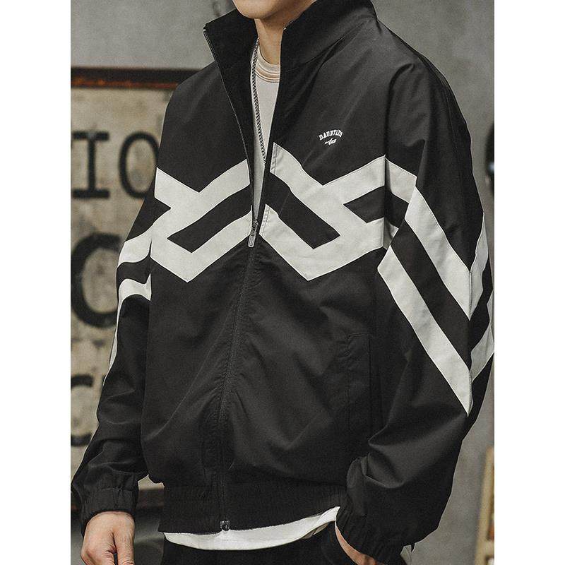 it neith BIAS潮牌三防立领冲锋衣男宽松学院风运动夹克美式外套,淘宝优惠券,粉丝福利购,淘宝优惠卷