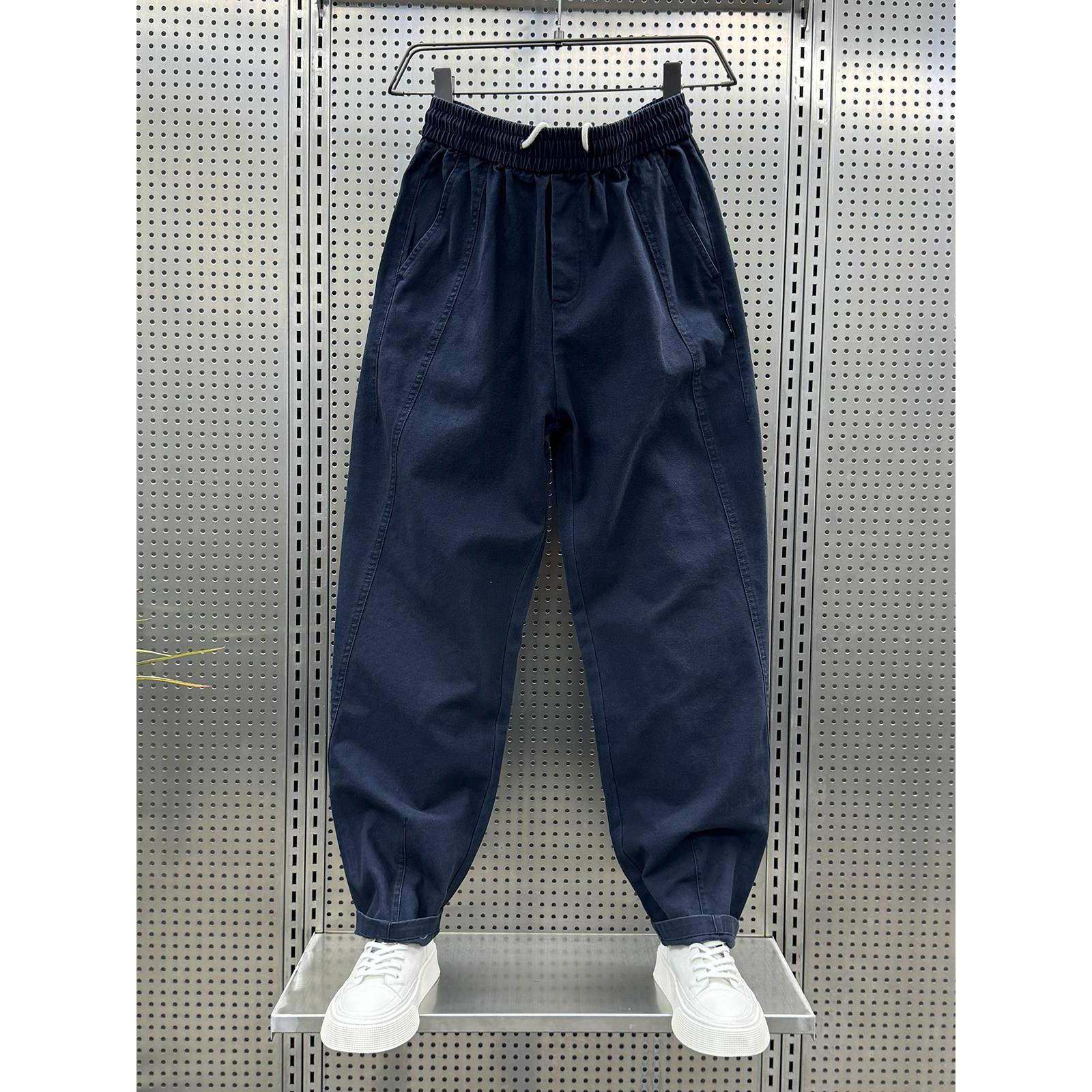 Mostarsea~秋冬拼接工装哈伦裤男宽松百搭痞帅休闲裤弯刀直筒裤潮,淘宝优惠券,粉丝福利购,淘宝优惠卷