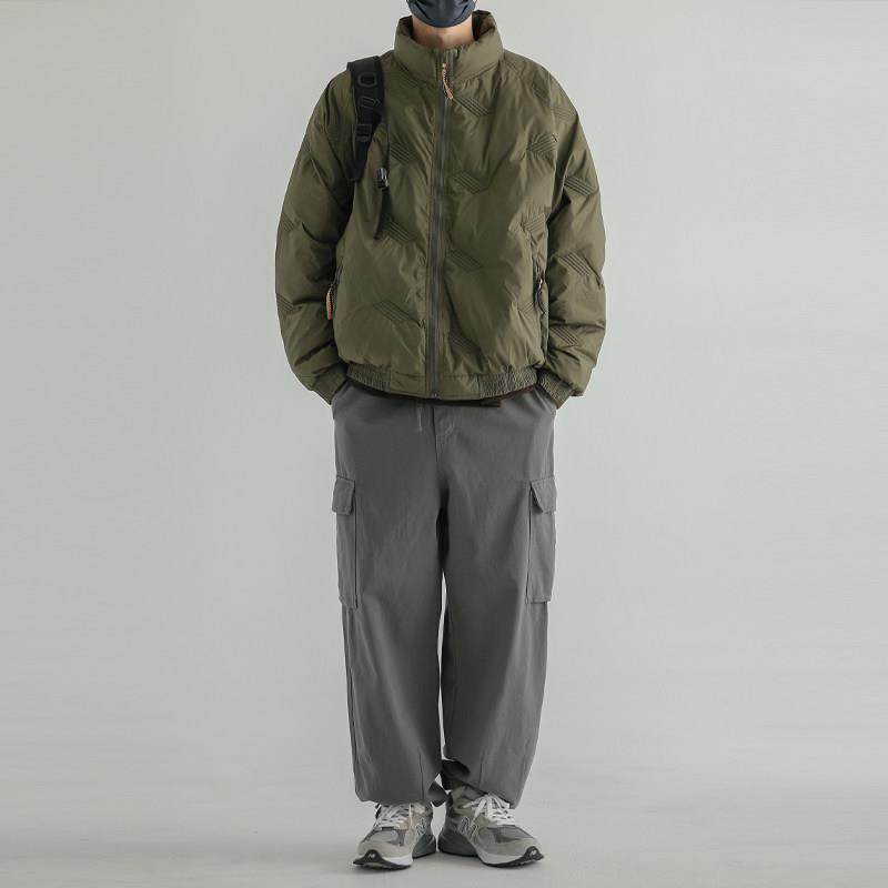 it neith BIAS潮牌立领棉服男冬季加厚休闲宽松复古潮流百搭外套,淘宝优惠券,粉丝福利购,淘宝优惠卷