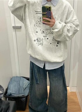 【限时抢购】潮牌情侣时尚卫衣