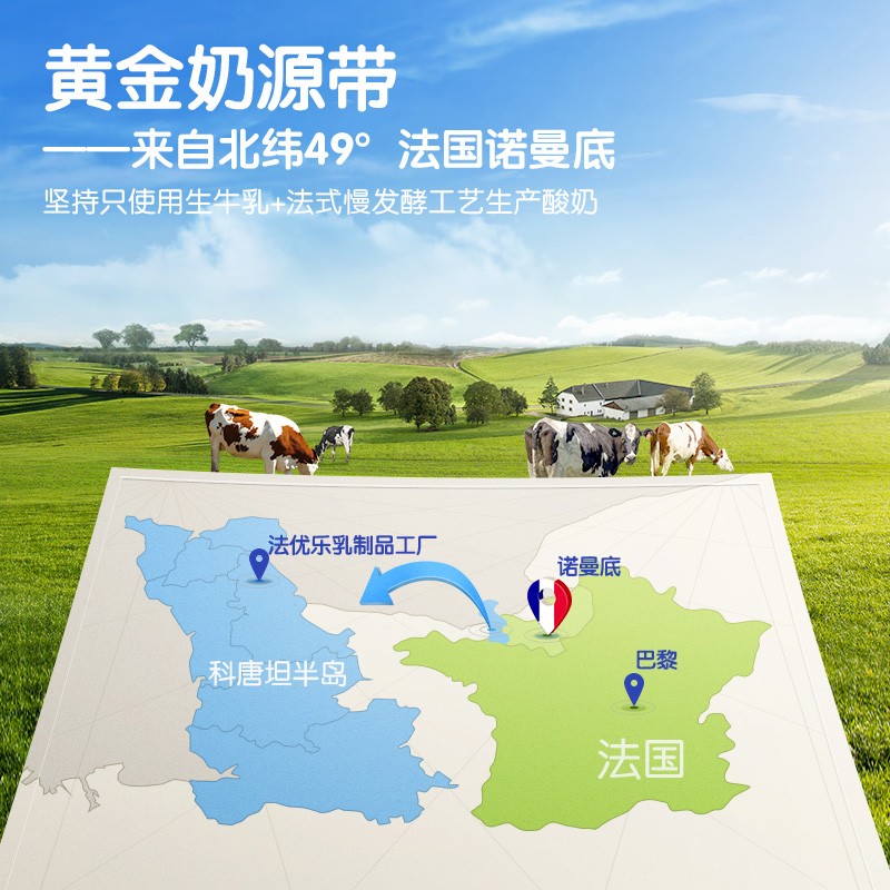 新口味 法国进口法优乐儿童常温辅食营养酸奶85g 4*5盒20袋奶酪味