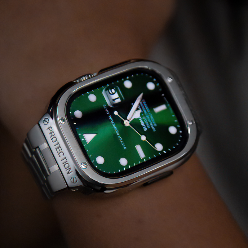 适用Applewatch8不锈钢表壳Watch表带S8苹果ultra手表带AppleWatchultra金属iWatch保护套S6高端7改装壳 ...