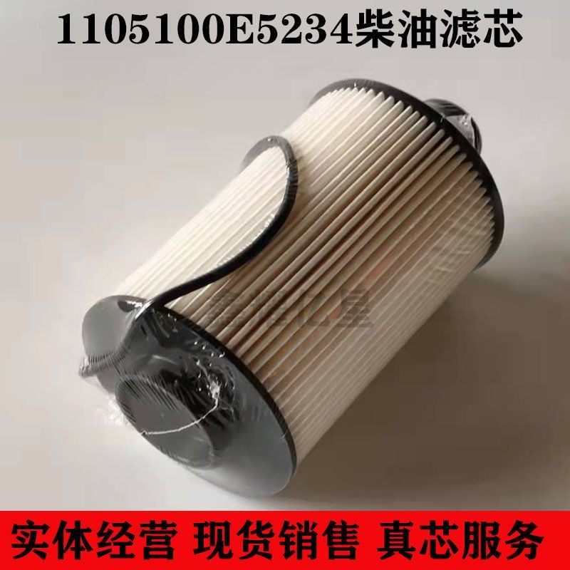 适配江淮康玲骏铃国五云内1105100E5234柴油滤芯1105104E5234柴滤 - 图1