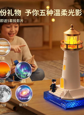 【热销1万+】暮光投影小夜灯摆件