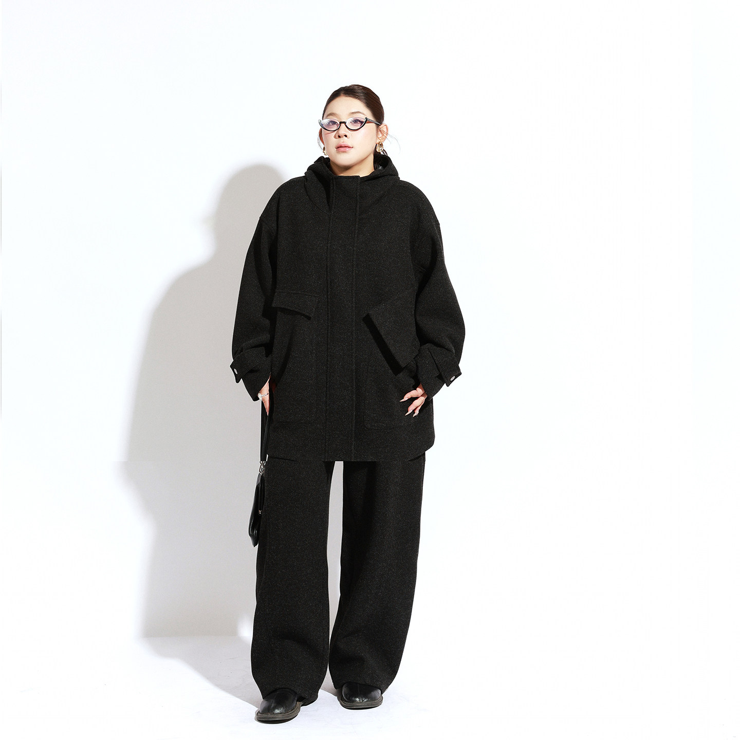 厚款气球裤特大码毛呢裤女含羊毛冬款胖mm宽松显瘦阔腿弯刀长裤子,淘宝优惠券,粉丝福利购,淘宝优惠卷