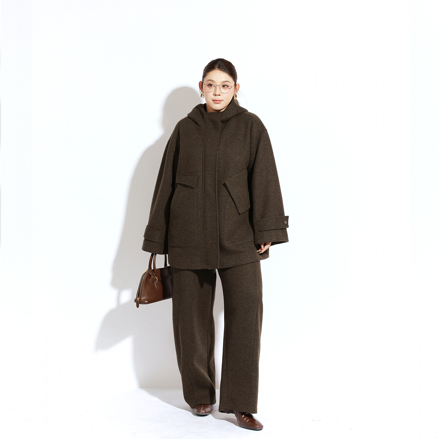 厚款气球裤特大码毛呢裤女含羊毛冬款胖mm宽松显瘦阔腿弯刀长裤子,淘宝优惠券,粉丝福利购,淘宝优惠卷