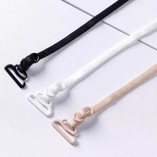 Sujetador de tirantes invisibles con tirantes transparentes.