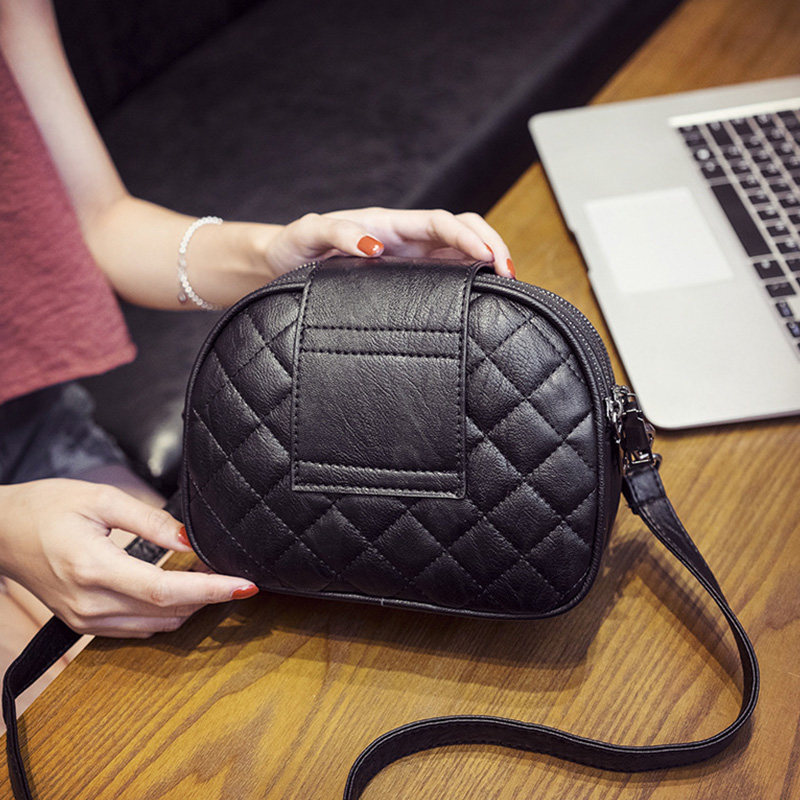 2020新款潮时尚百搭迷你三层斜挎包 茵娣女士包袋