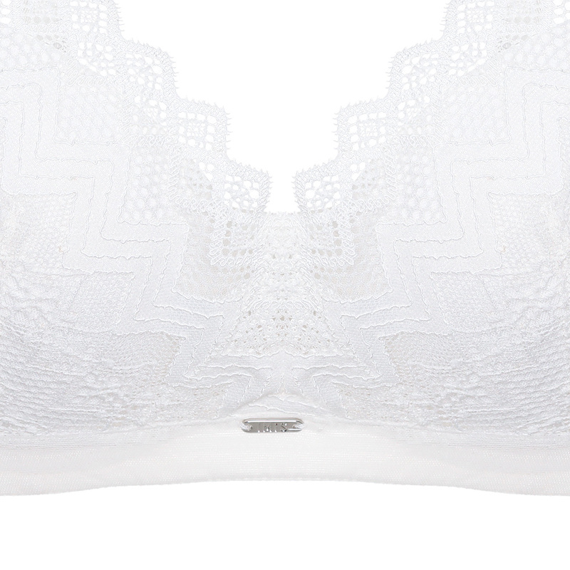 爱美丽IMIS商场内衣春夏无托聚拢柔软蕾丝3/4中厚杯文胸IM17BHH2 - 图3