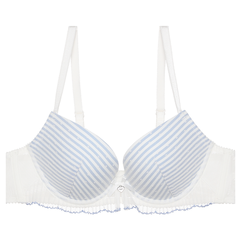 爱美丽内衣小胸聚拢显大网纱花边3/4中厚海绵模杯文胸IM11AVS1 - 图0