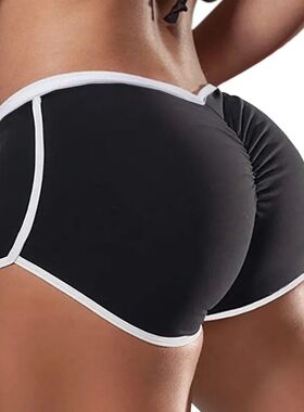Women's Sports Casual Shorts Oversized Sexy Solid Color Low