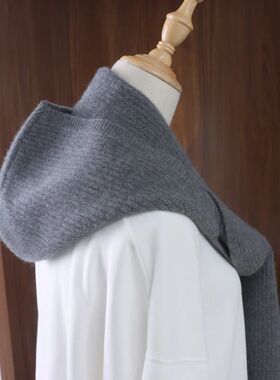 100%Wool Knitted Scarf Shawl For Women Winter Soft Warm Fash