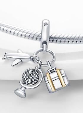 A drop-and-drop box of dillys bracelets and accessories tra