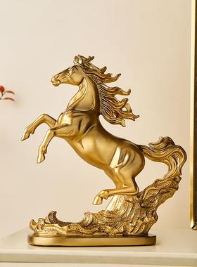 New Chinese art horse to the successful desk-placed office w