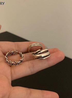 韩版复古简约百搭做旧罗